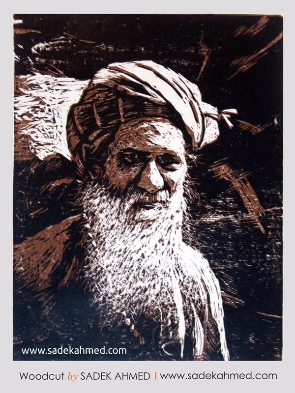 The old man ( EP - 3 / 5 ) | Woodcut / Printmaking