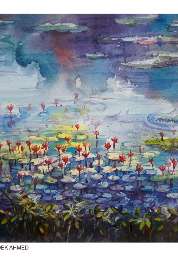 Waterlily - 04 | 20 x 14 Inches | Watercolor on Paper