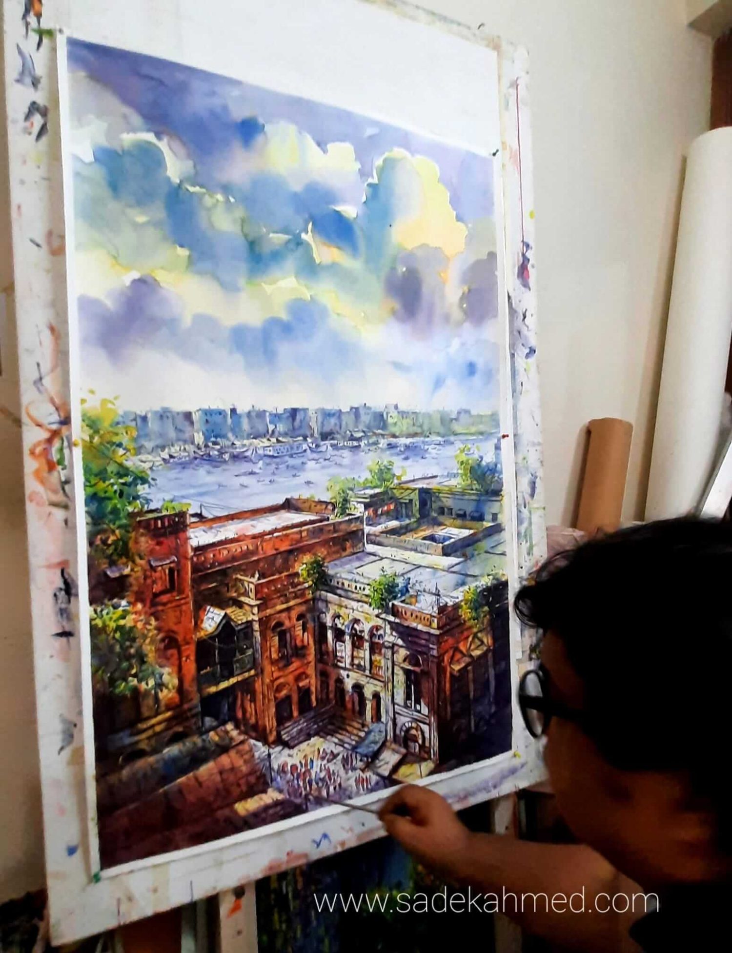 Ruplal House from Old Dhaka ( 30 x 48 Inches )