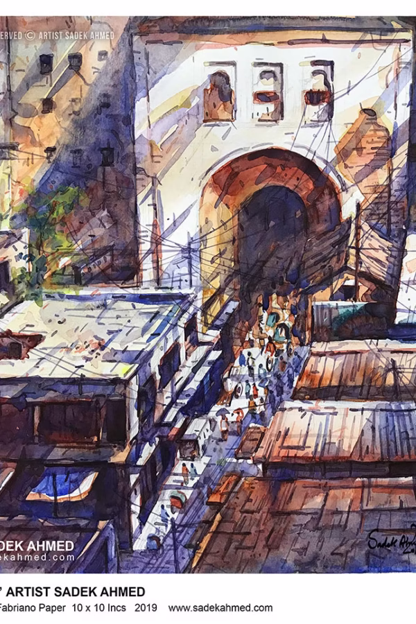 Choto Katra, Old Dhaka ( 10 x 10 Inches )