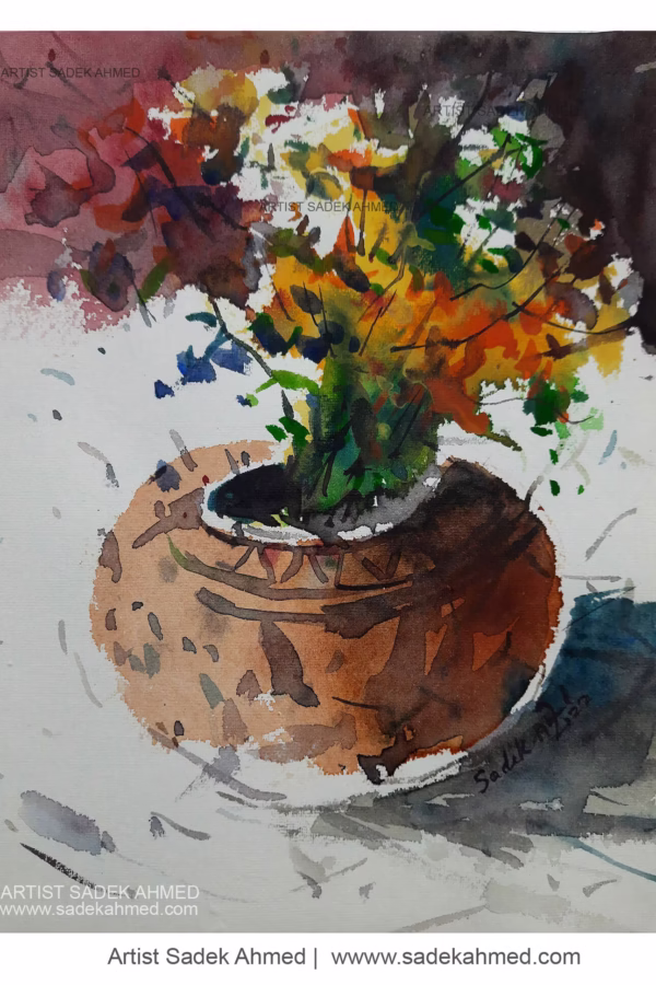Flower -2 ( 8 x 6 Inches )