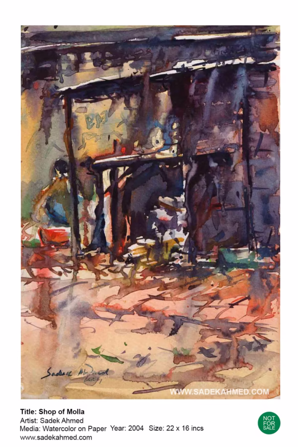 Mollar Dokan | Watercolor on Paper