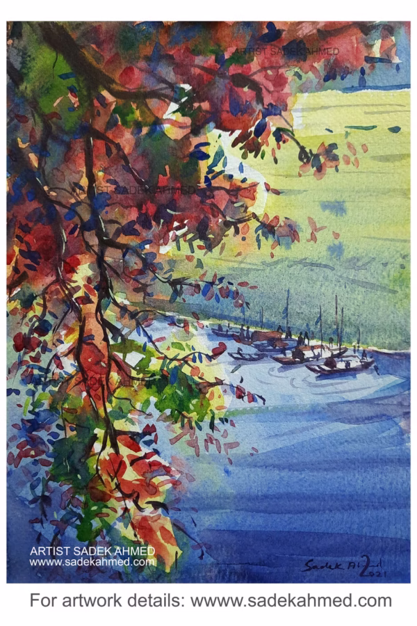 Beautiful Bangladesh | 6 x 10 Inches |  Watercolor on paper