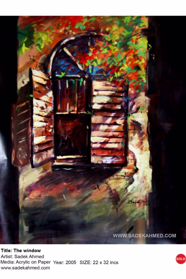 Panam Nagar | Acrylic on Paper |  2005