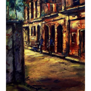 Panam Nagar | Acrylic on Paper |  2006