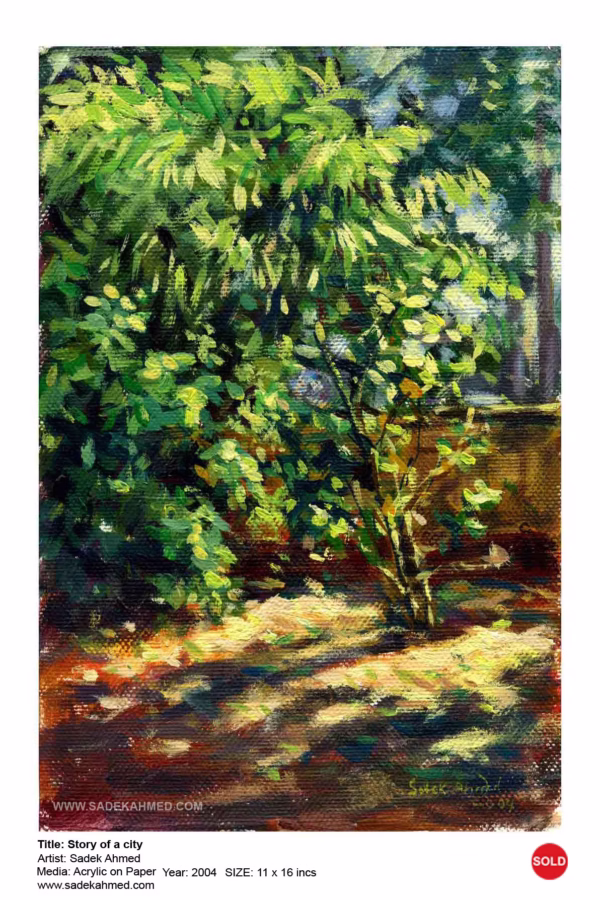 Charukola | Acrylic on Paper |  2004