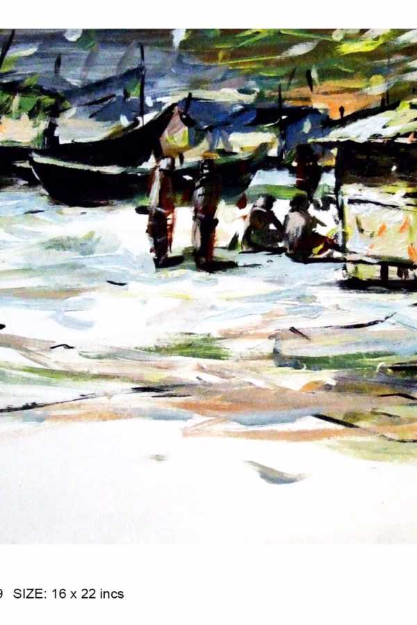 Saint Martin | Acrylic on Paper | 2009