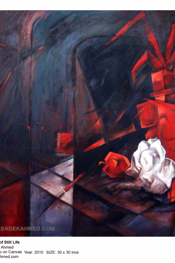 Story of Still Life | 36 x 36 Inches | Acrylic on Canvas | 2010