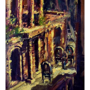 Panam Nagar | Acrylic on Paper |  2004