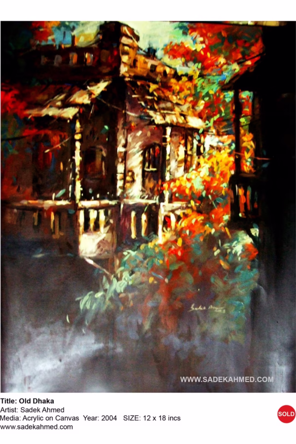 Panam Nagar | Acrylic on Paper | 2004