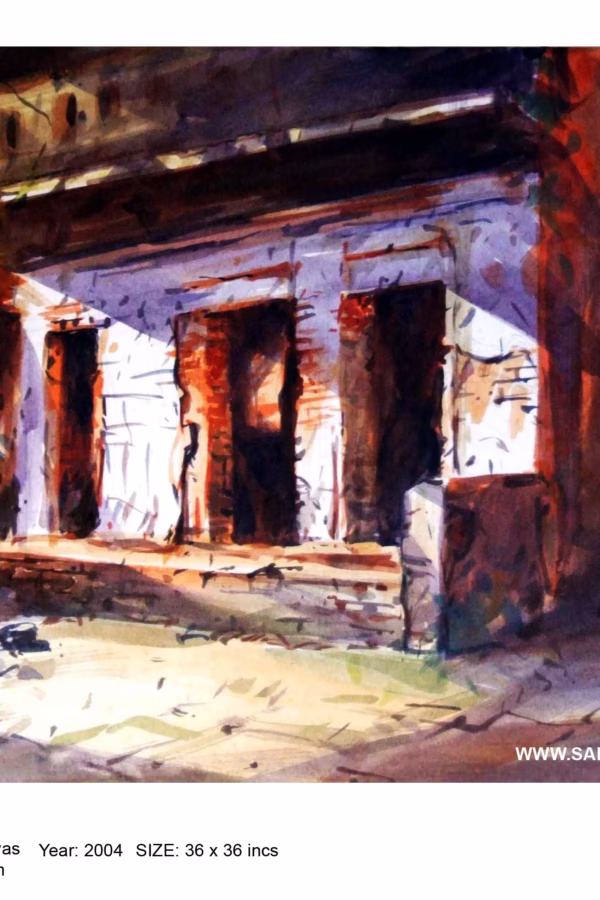 Panam Nagar | Acrylic on Paper |  2004