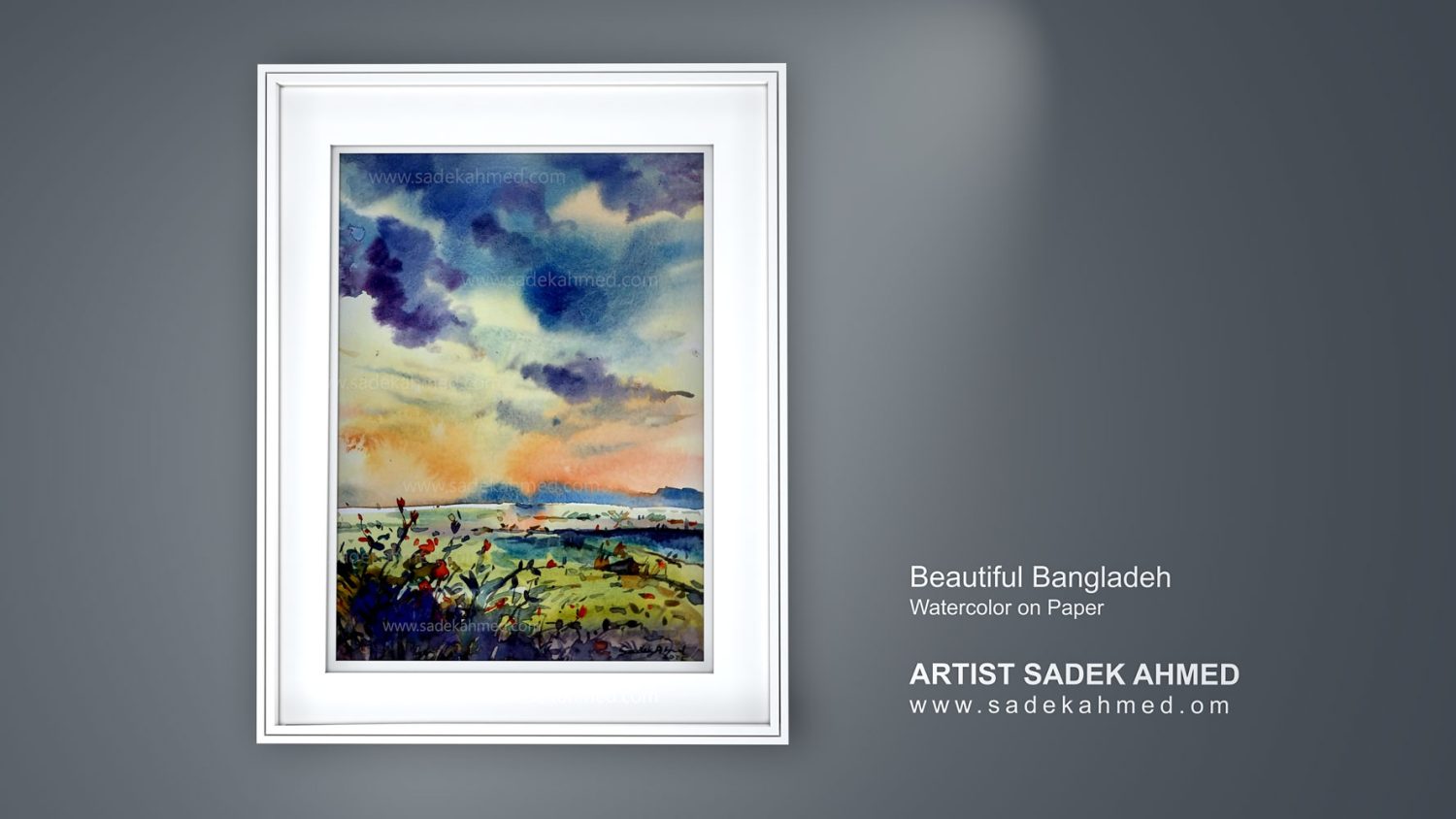 Beautiful Bangladesh | 7 x 5 Inches | Watercolor on Paper