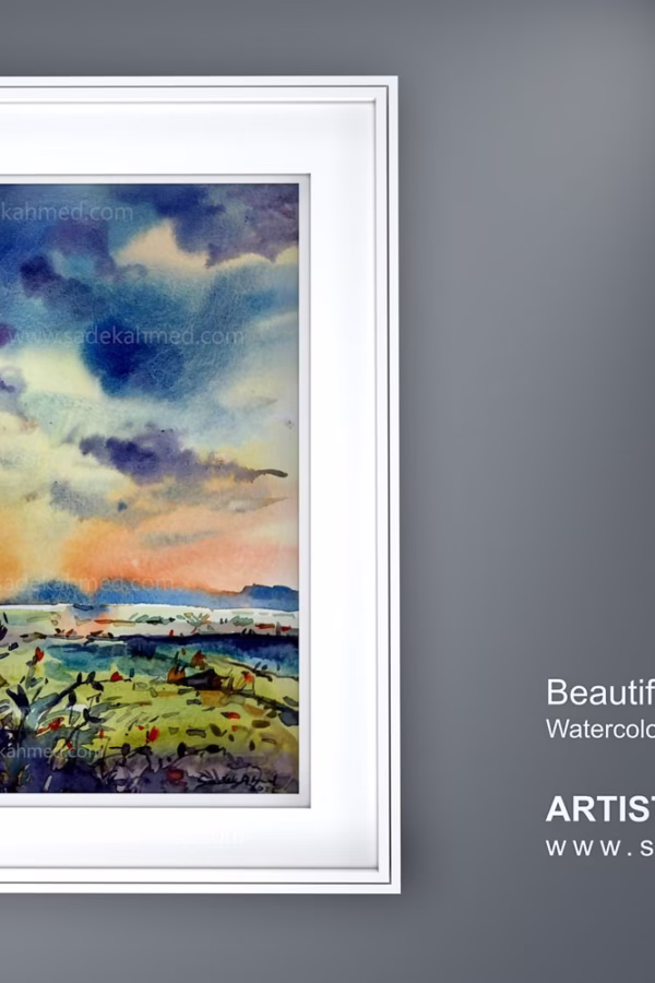 Beautiful Bangladesh | 7 x 5 Inches | Watercolor on Paper