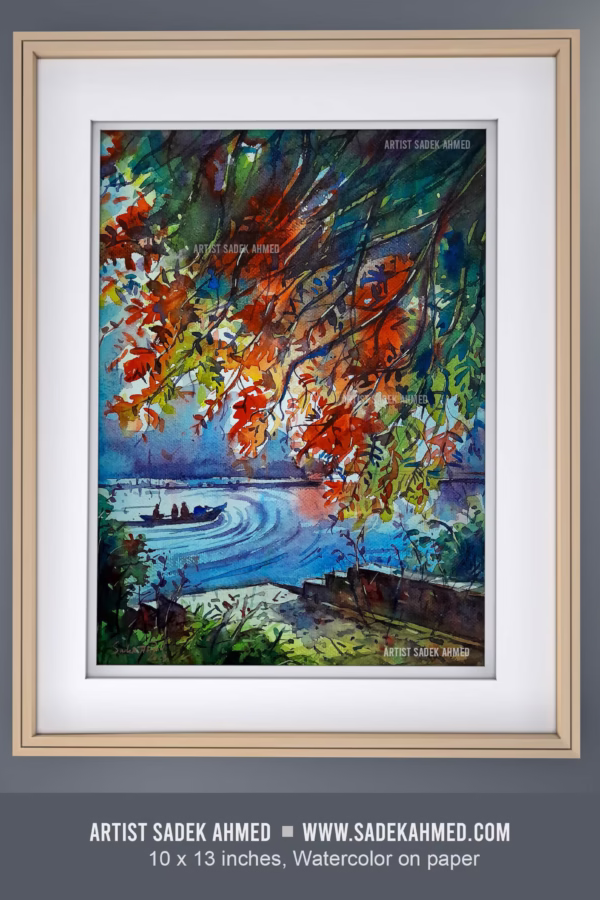 Beautiful Bangladesh | 10 x 13 inches | Watercolor on paper | 2023