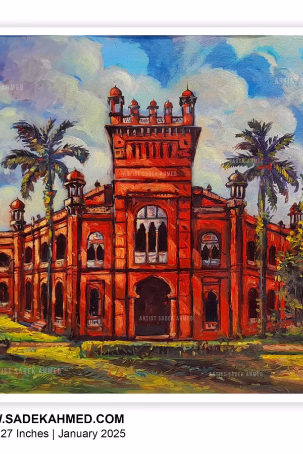 Curzon Hall | 15 x 27 Inches | Acrylic on Canvas | January 2025