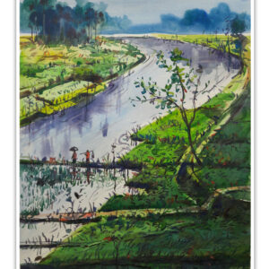 Beautiful Bangladesh | 13 x 10 Inches | Watercolor on Paper | 2025