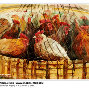 Hen Watercolor