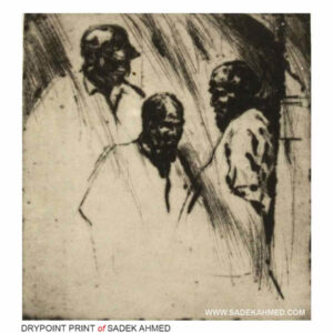 Dry point / Printmaking  | 6 x 6 inches