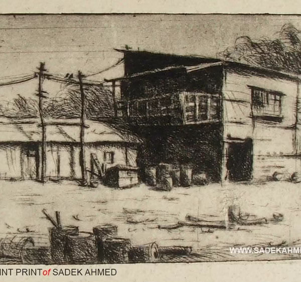 Dry point / Printmaking  | 5 x 4 inches